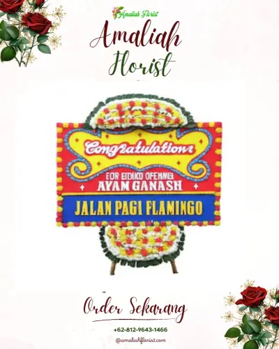 Bunga Papan Congratulation di Bajera
